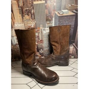 LM Boots La Mundial   Riding Boots,  Brown ~SEE MEASUREMENTS